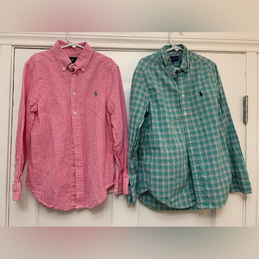2 Ralph Lauren button down shirts